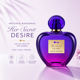 Antonio Banderas Her Secret Desire EDT for Women – 80ml | Fresh Floral Fragrance