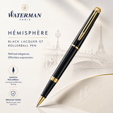 Waterman Hemisphere Black Lacquer GT Rollerball Pen
