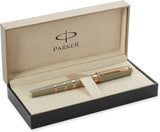 Parker Ingenuity Slim 5th Technology Rollerball Pen | Taupe & Metal GT, Fine