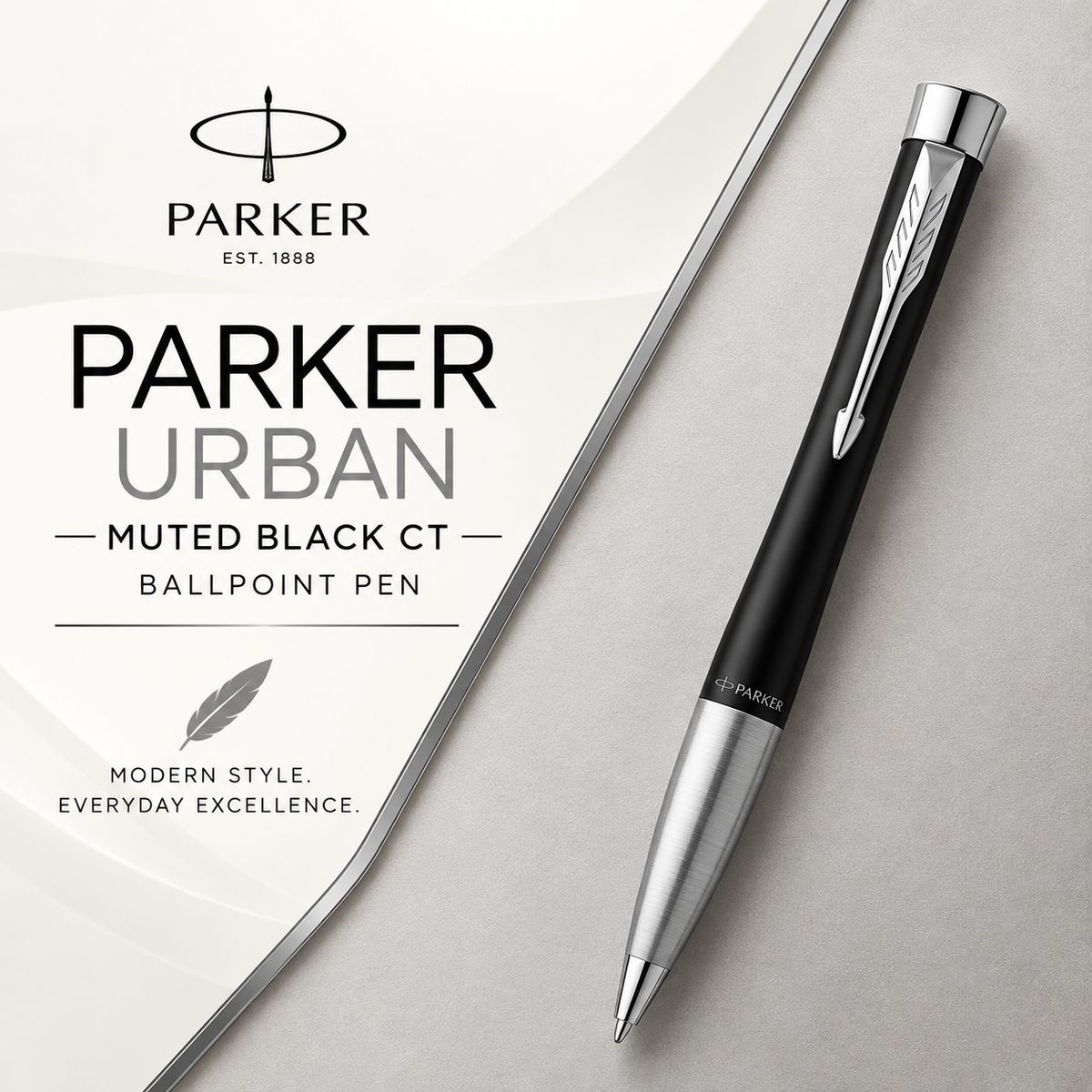 Parker Urban Muted Black CT Ballpoint Pen