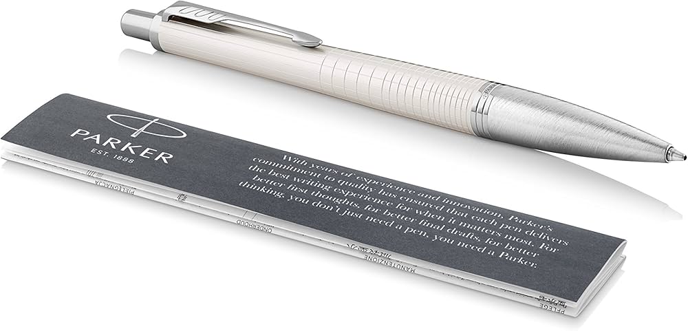 Parker Pearl Metal Chiselled Ballpoint Pen