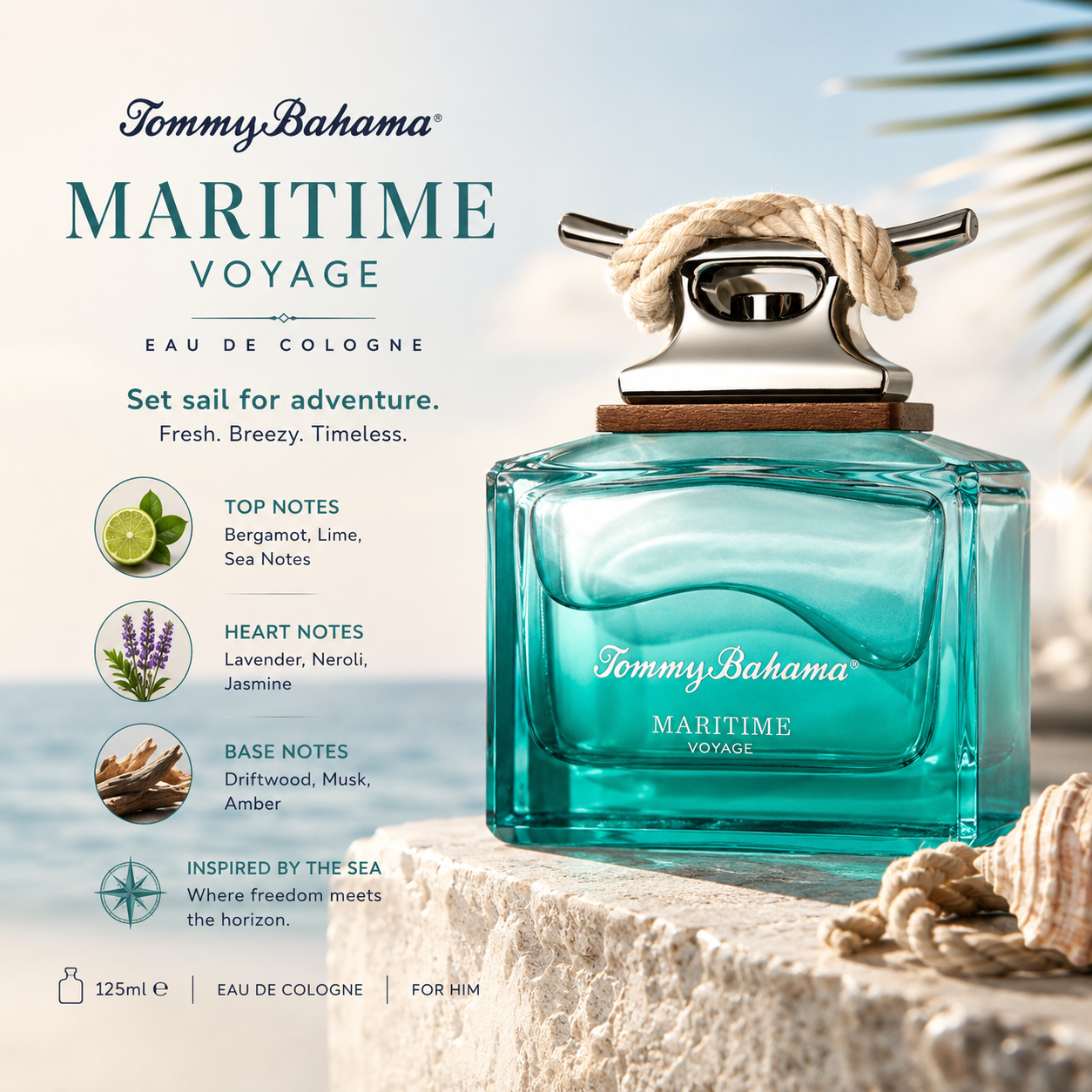 Tommy Bahama Maritime Voyage Eau de Cologne – 125ml