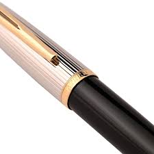 Waterman Carène Ballpoint Pen – Black Deluxe with Gold Trim