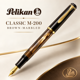 Pelikan Classic M-200 Brown-Marbled Fountain Pen
