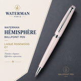 Waterman Hemisphere Laque Rosewood CT Ballpoint Pen