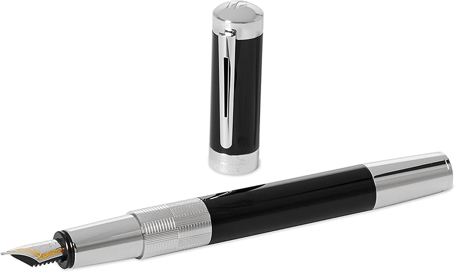 Waterman Elegance Fountain Pen – Black Lacquer ST | French Craftsmanship