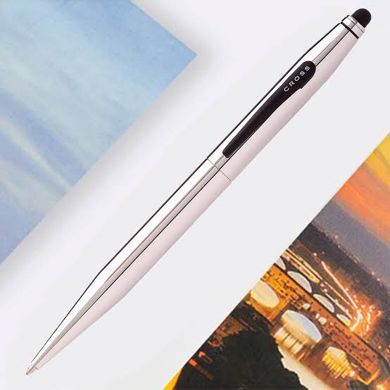 Cross Tech2 Chrome Ballpoint Pen with Stylus (AT0652-2)