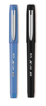 M&G Gel Pen X-300 – 1.0mm Bold Tip | Black & Blue Ink | Pack of 2 or 12