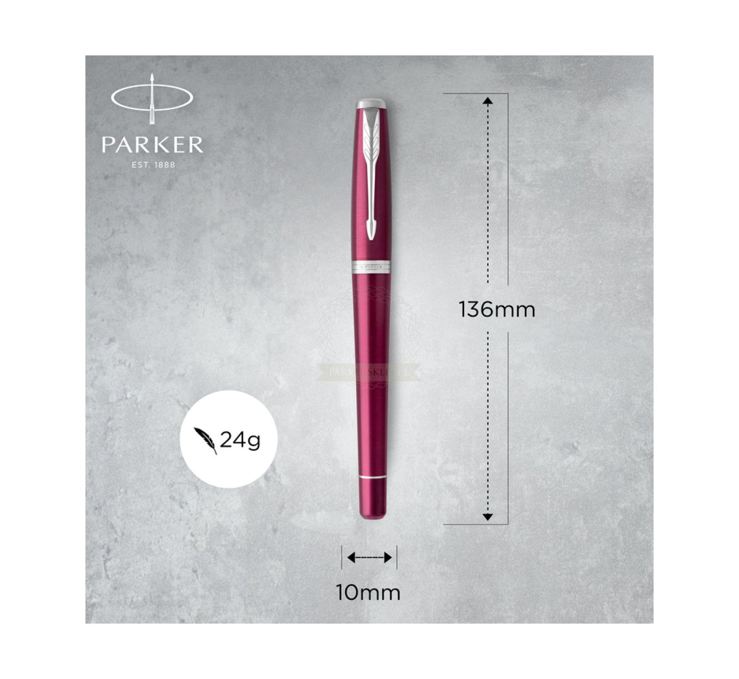 Parker Urban Metro Muted Black Chrome Trim Fountain Pen