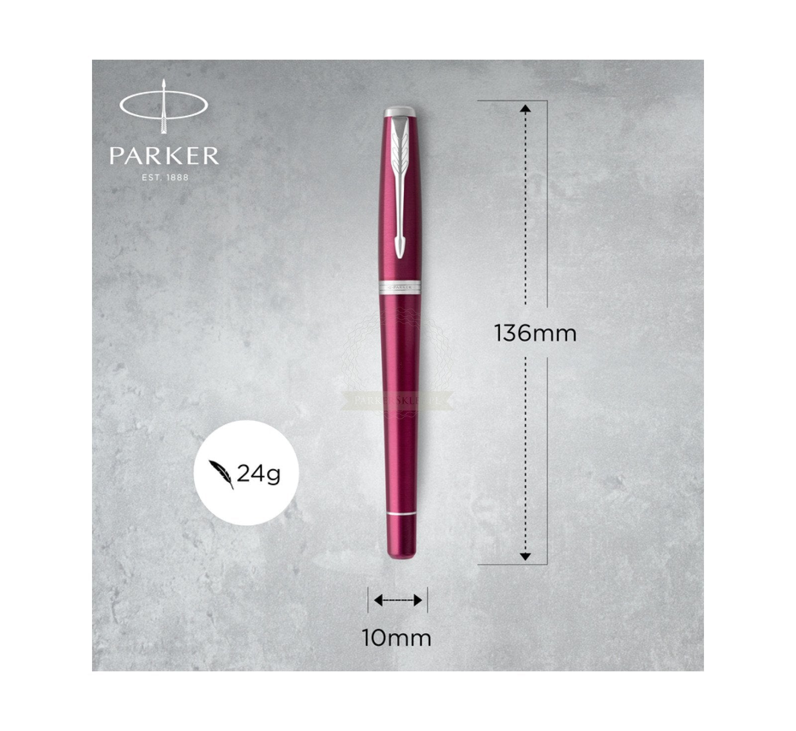 Parker Urban Metro Muted Black Chrome Trim Fountain Pen