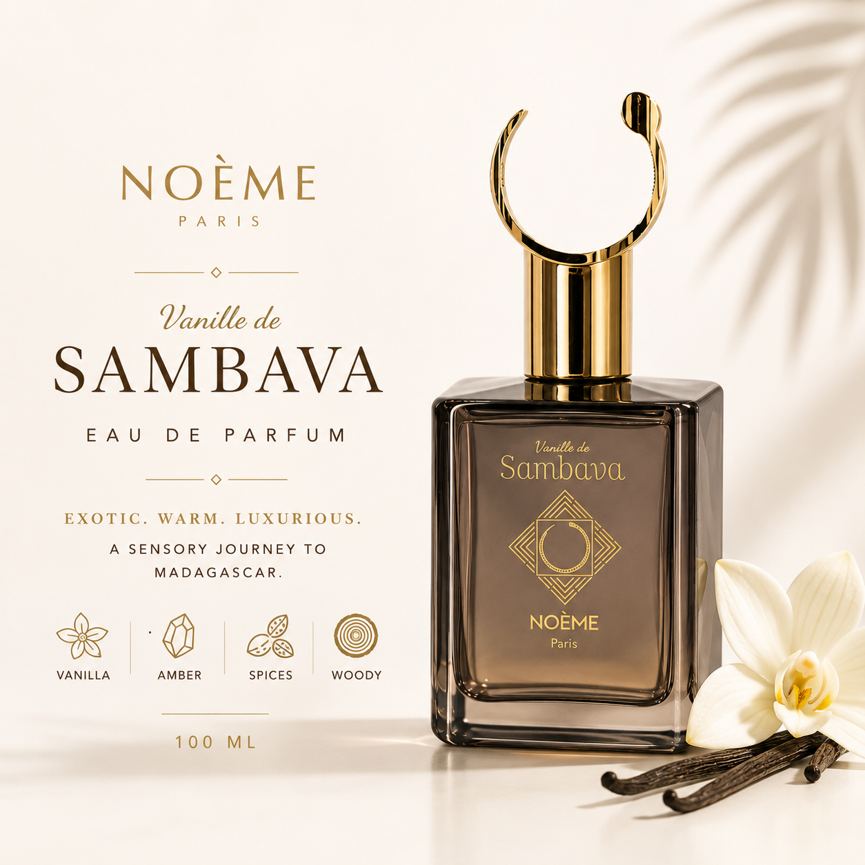 Noème Sambava – Eau de Parfum 100ml | Exotic Luxury Fragrance