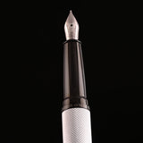 Cross ATX Sandblasted Dark Blue PVD Fountain Pen – Etched Diamond Pattern | 886-45