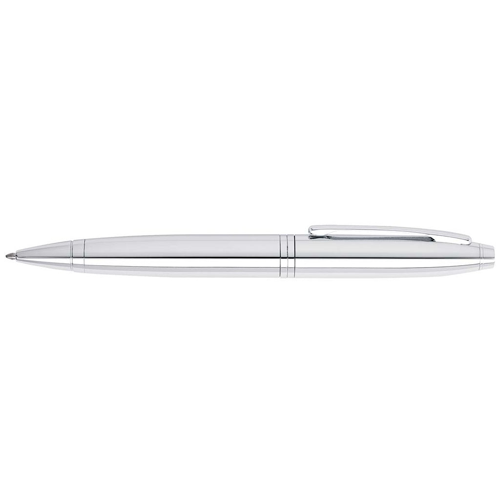 Cross Calais Ballpoint Pen – Polished Chrome, Blue Ink