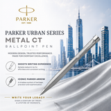 Parker Urban Metal Series Ball Pen – Metal CT | Premium Luxury Ballpoint