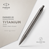 Parker IM Monochrome Titanium Ballpoint Pen