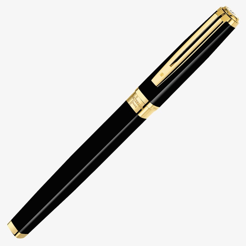 Waterman Exception Night & Day Gold Rollerball Pen | 23K Gold Plated Trim