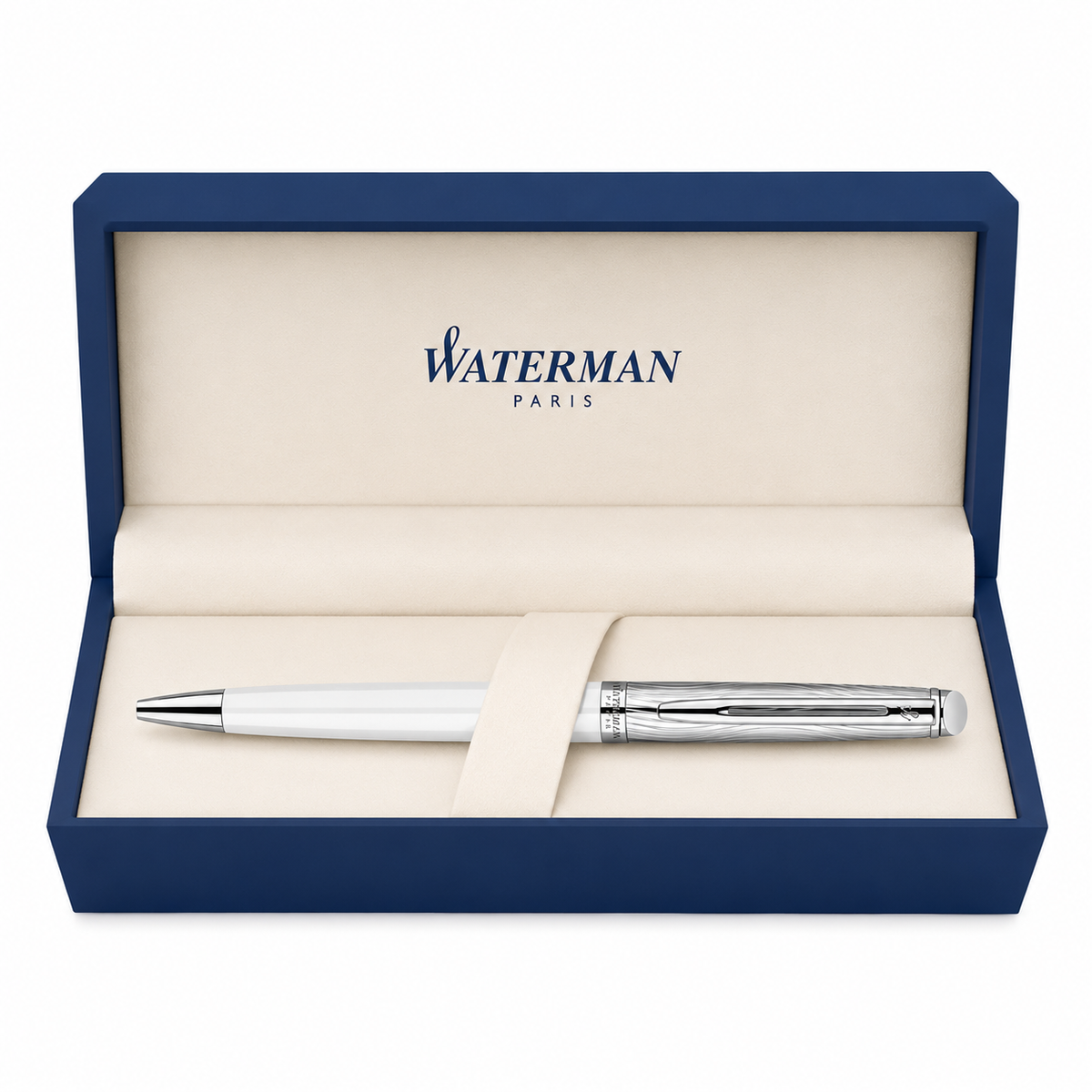 Waterman Hémisphère Deluxe White CT Ballpoint Pen