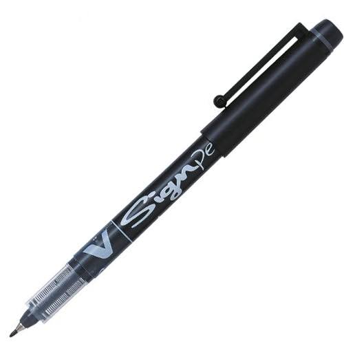 Pilot V Sign Pen – Fibre Tip Sign Pen 0.6mm (4 Colours)