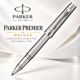 Parker Premier Deluxe Graduated Chiselling Rollerball Pen