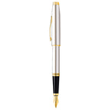 Cross Coventry Polished Chrome Fountain Pen with Gold-Tone Trim – Fine Nib | AT0666-2