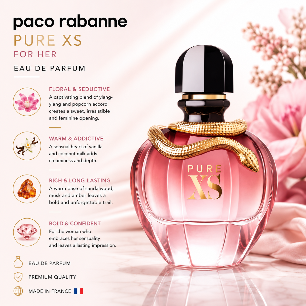 PACO PURE XS FOR HER EDP SPRAY 80ml