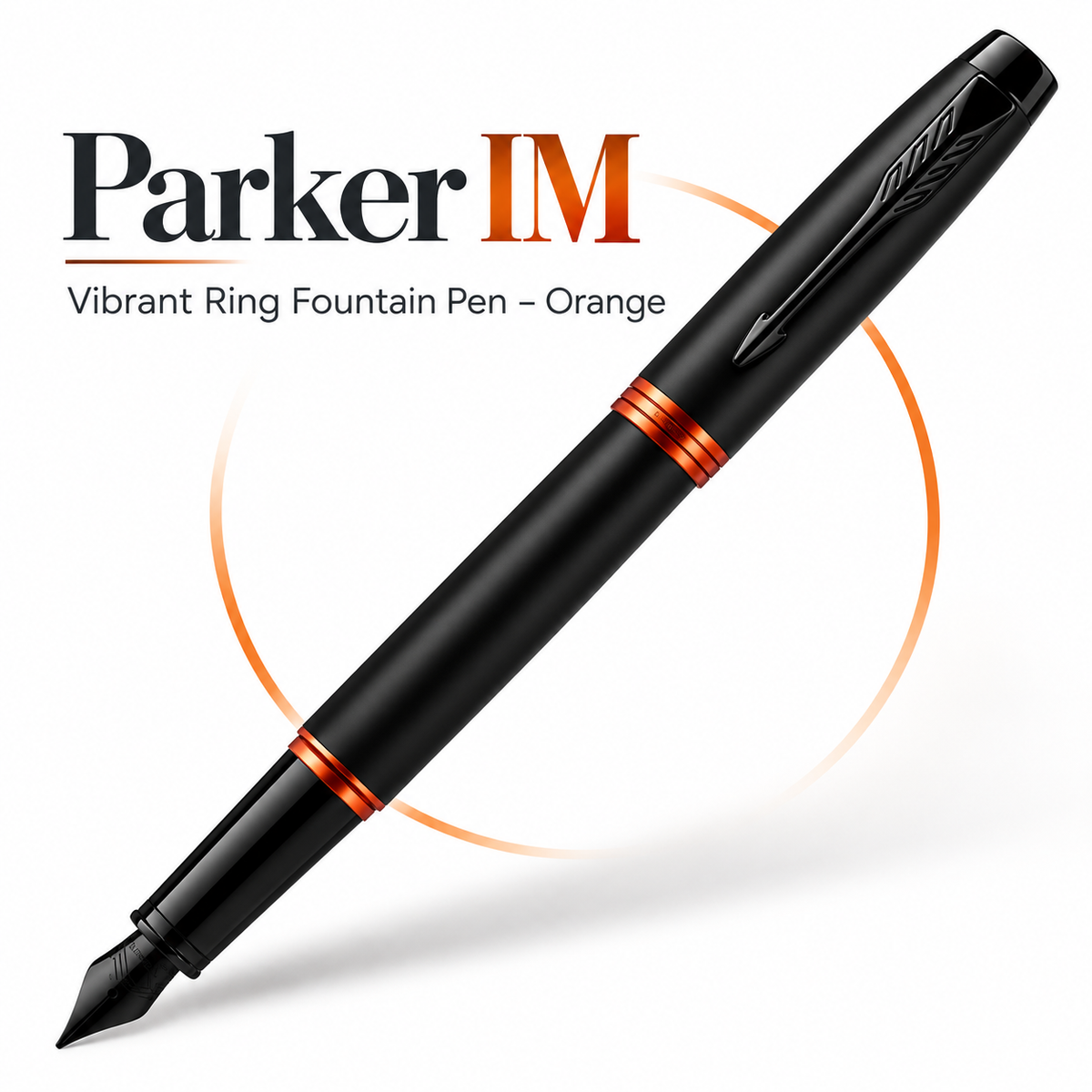 Parker IM Vibrant Ring Fountain Pen – Orange