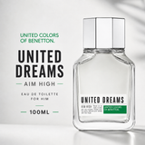 Benetton United Dreams Aim High EDT 100ml – Men's Fragrance