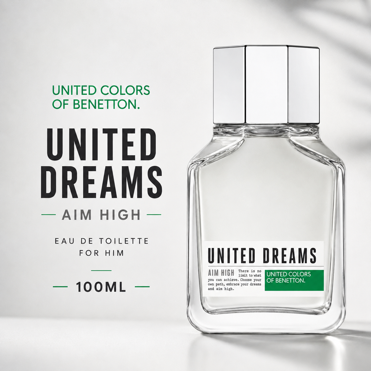 Benetton United Dreams Aim High EDT 100ml – Men's Fragrance