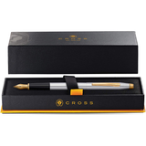 Cross Classic Century Refillable Fountain Pen Medium Nib Brushed Chrome