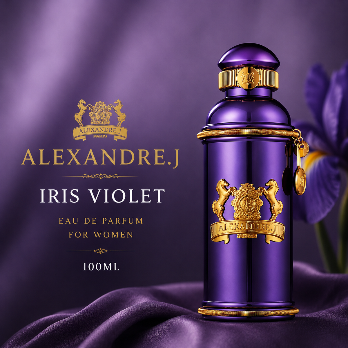 Alexandre.J Iris Violet EDP For Women 100Ml