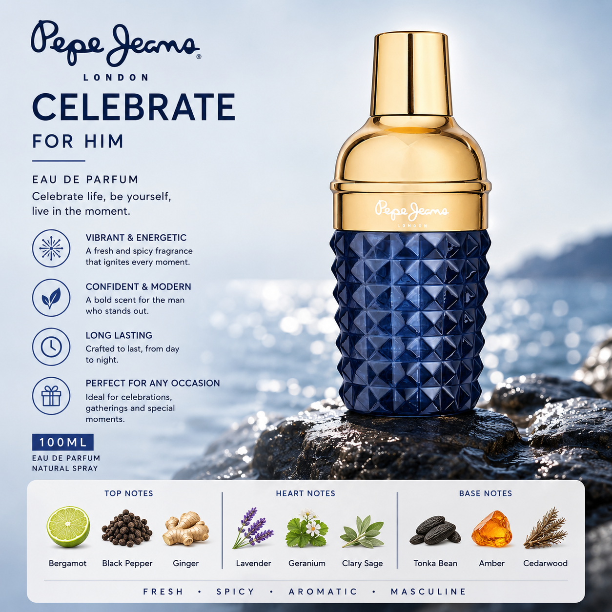 Pepe Jeans Celebrate For Him Eau de Parfum – 100ml