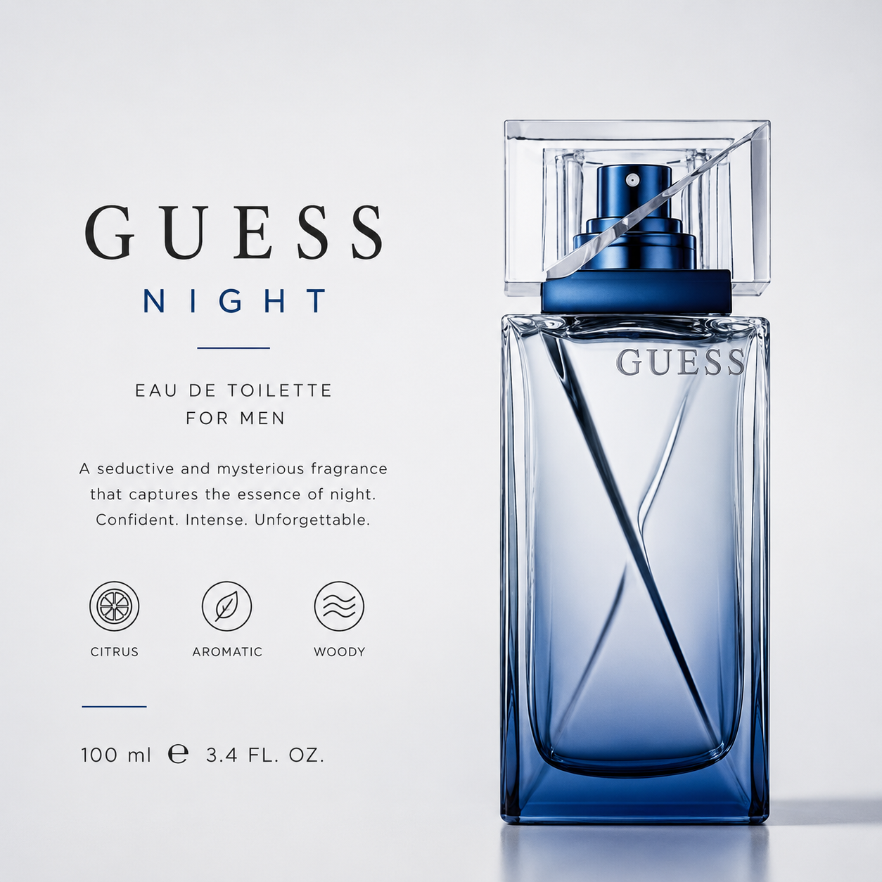 GUESS Night for Men Eau de Toilette – 100ml