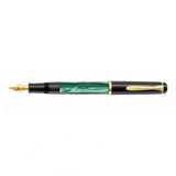 Pelikan Classic M200 Fountain Pen – Green-Marbled | Medium Nib