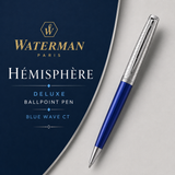 Waterman Hémisphère Deluxe Ballpoint Pen – Blue Wave CT
