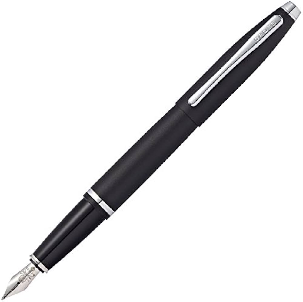 Cross Calais Matte Black Lacquer Fountain Pen – AT0116-14