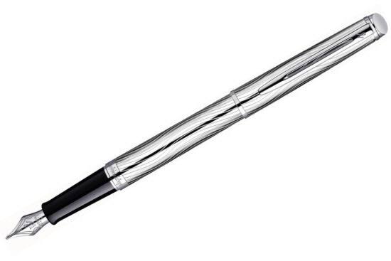 Waterman Hémisphère Deluxe Fountain Pen – Metal with Chrome Trim