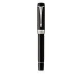Parker Duofold Classic Black CT Rollerball Pen – Palladium-Plated Trim