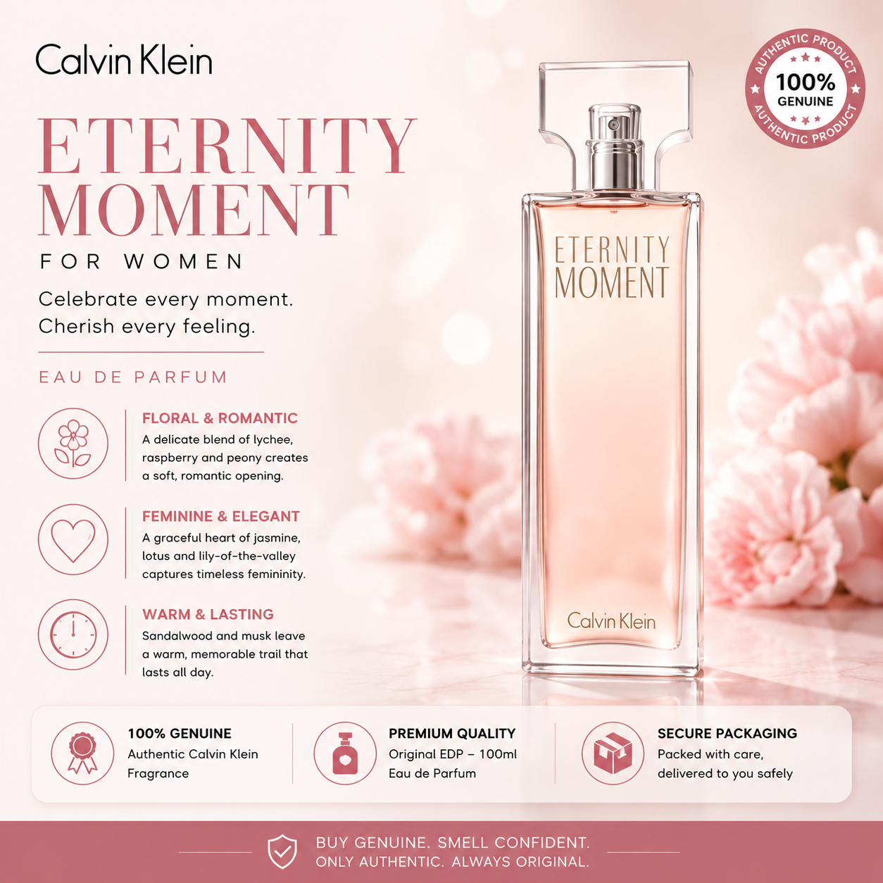 Calvin Klein Eternity Moment EDP 100ml