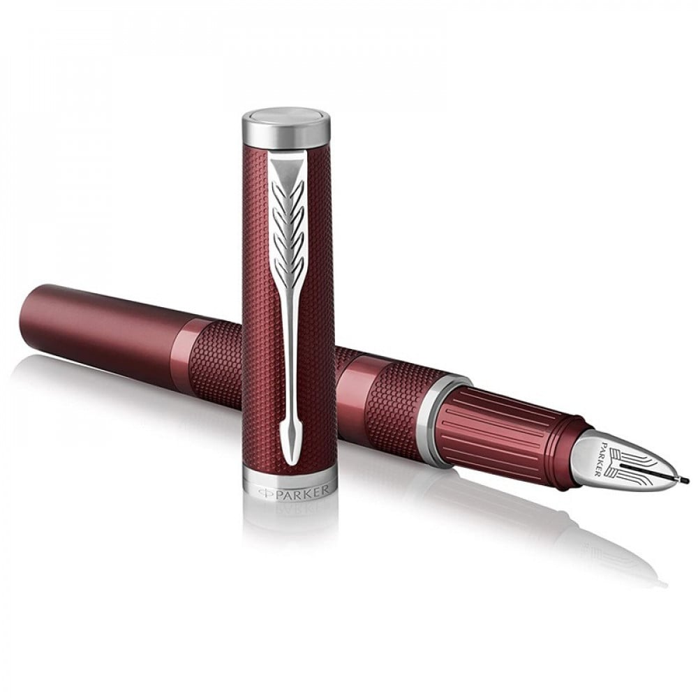 Parker Ingenuity Deluxe 5th Technology Rollerball Pen | Deep Red, Fine