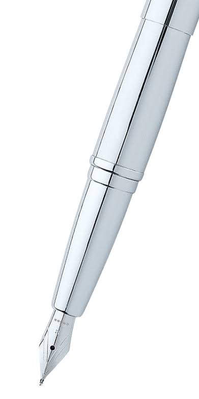 Cross ATX Pure Chrome Fountain Pen – Premium Chrome Finish | 886-2