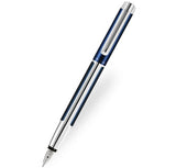Pelikan Pura P40 Fountain Pen – Blue-Silver