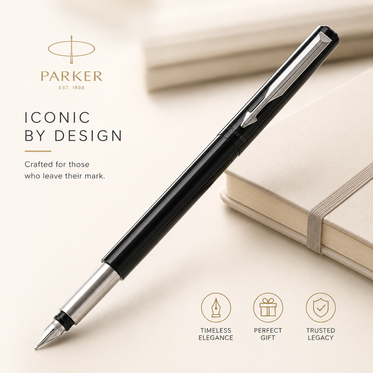 Parker Vector Standard Fountain Pen – Black