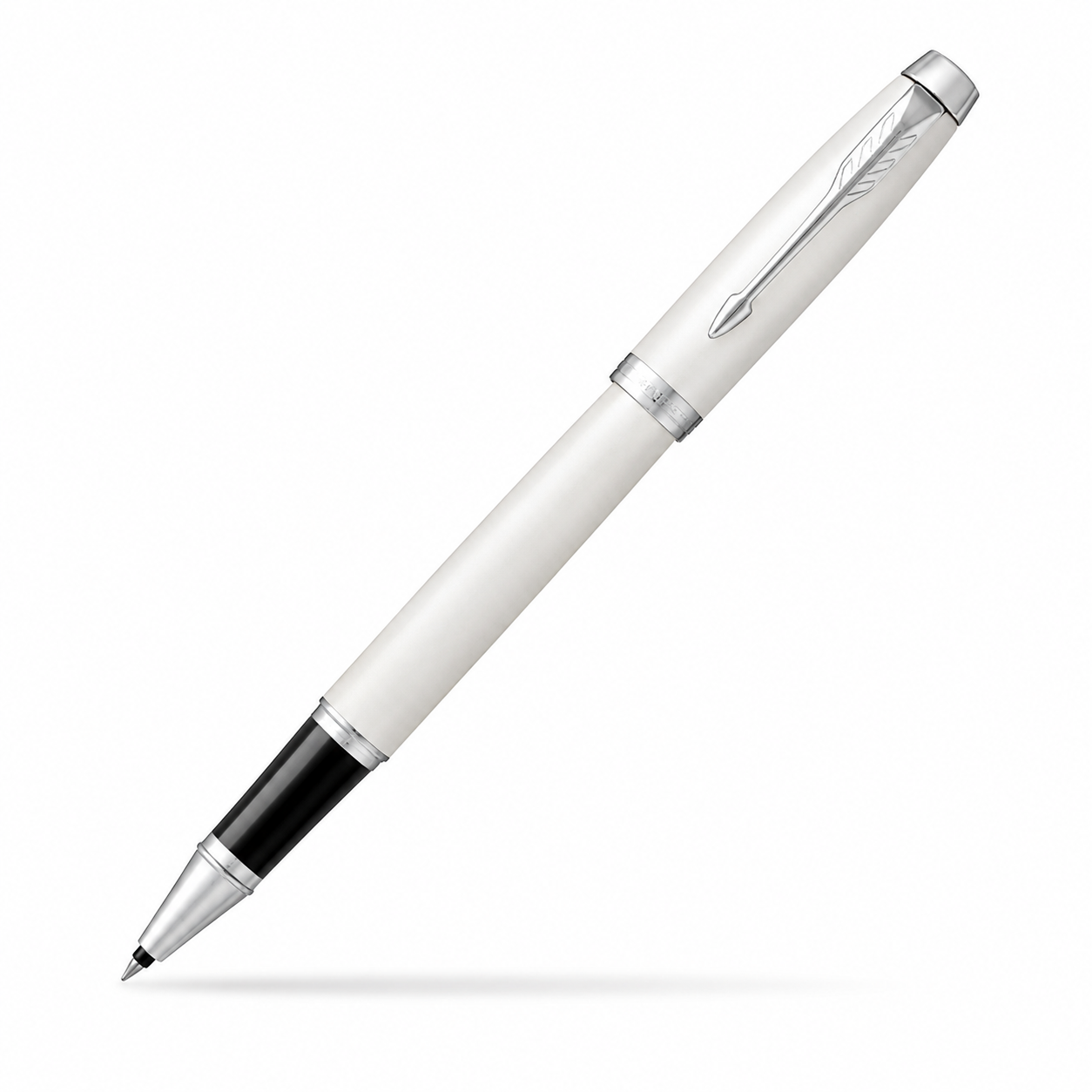 Parker IM Core Rollerball Pen – White | Chrome Trim