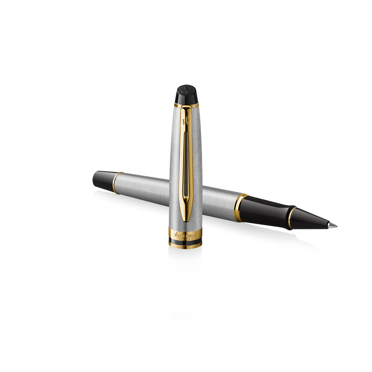 Waterman Expert Stainless Steel GT Rollerball Pen – Premium Writing Instrument