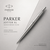 Parker Jotter XL Monochrome Silver Ballpoint Pen