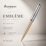 Waterman Emblème Deluxe Gold CT Ballpoint Pen