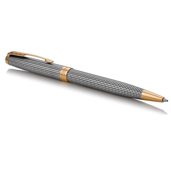 Parker Sonnet Ciselé Sterling Silver GT Slim Ballpoint Pen