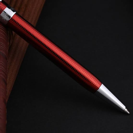 Sheaffer Intensity Translucent Red Ballpoint Pen – Chrome Trim
