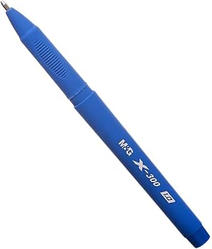 M&G Gel Pen X-300 – 1.0mm Bold Tip | Black & Blue Ink | Pack of 2 or 12