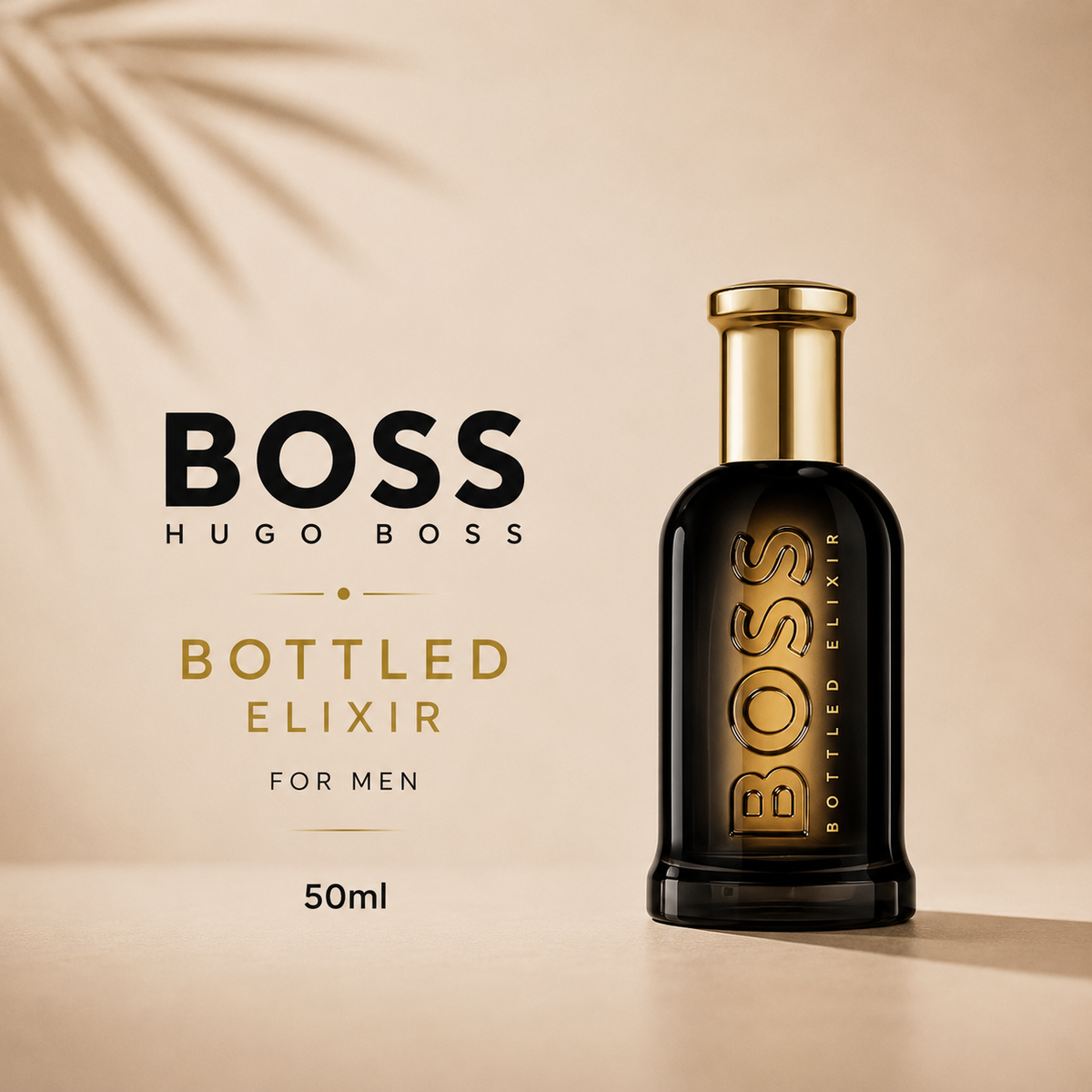 Hugo Boss Bottled Elixir EDP for Men 50ml | Woody Spicy Perfume